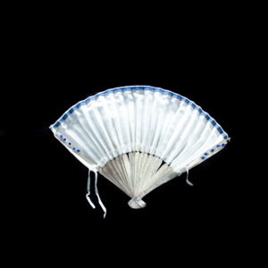 Swarovski Gemstone Pure White Silk Handheld Fan